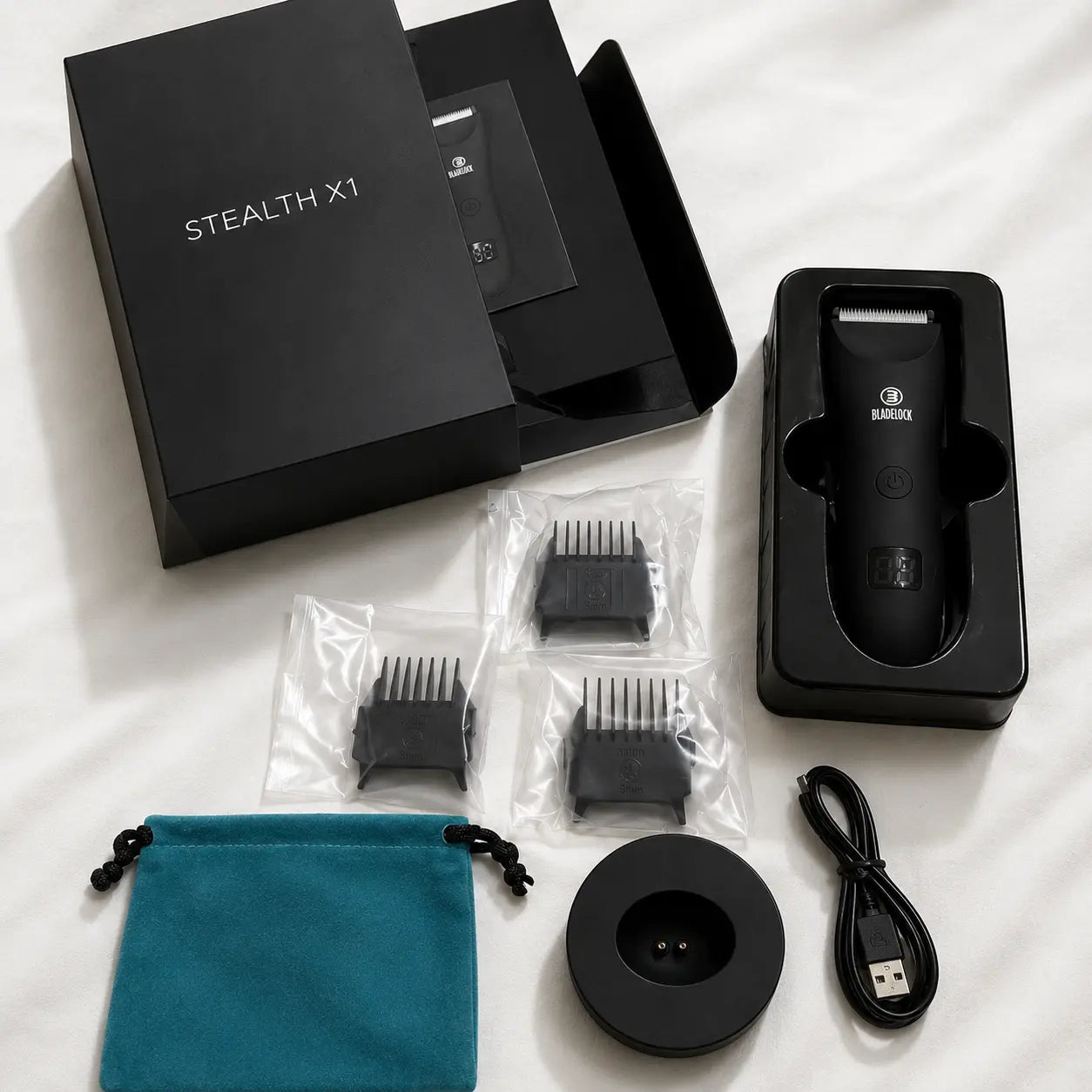 Rasuradora Corporal Masculina con Cuchilla Cerámica Anti-Cortes