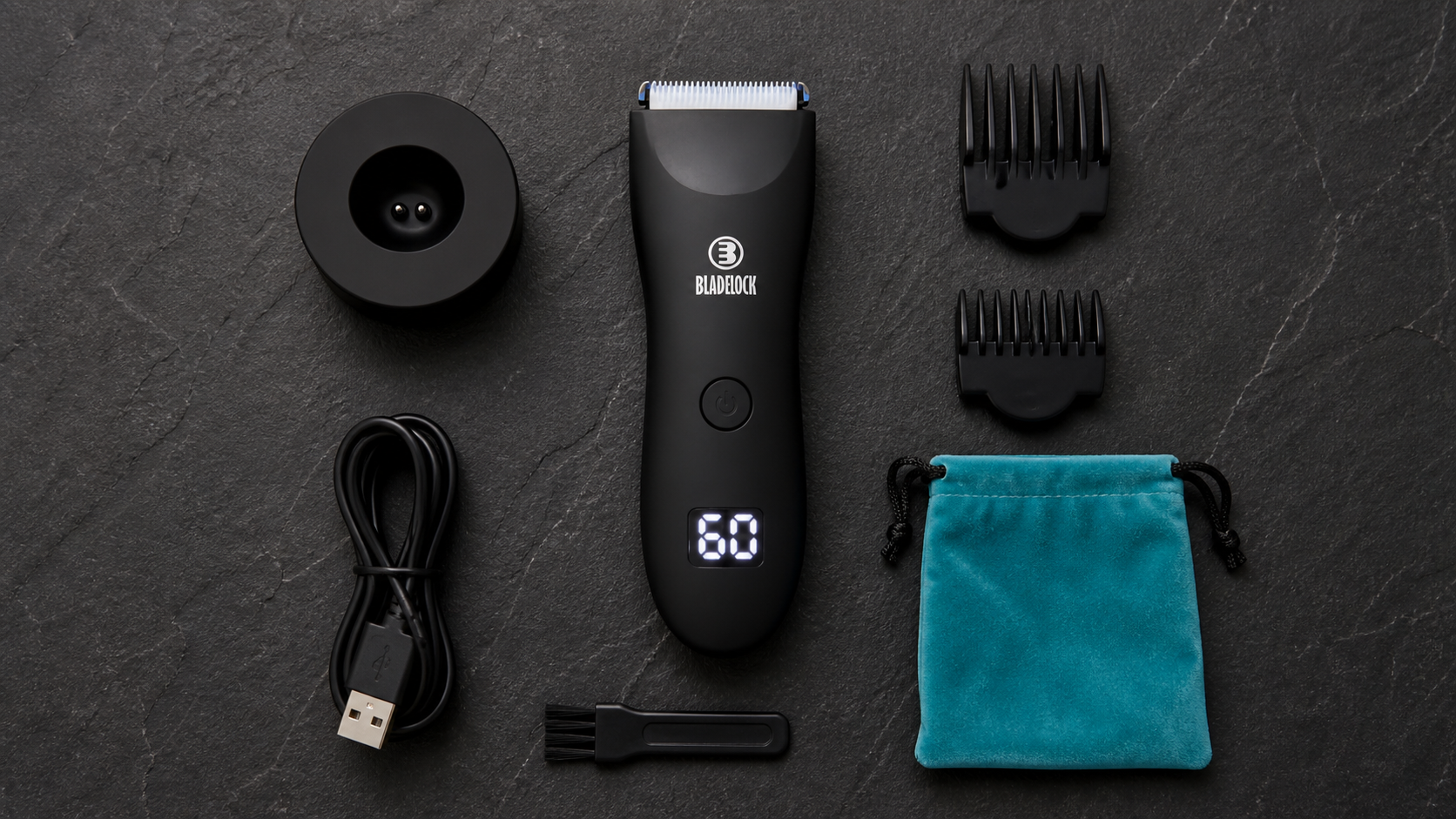 Recortadora Corporal Masculina - Kit Premium Stealth X1™ + Aparador Nasal