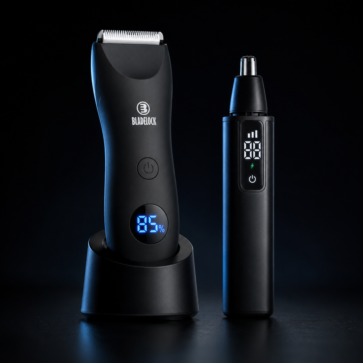Recortadora Corporal Masculina - Kit Premium Stealth X1™ + Aparador Nasal
