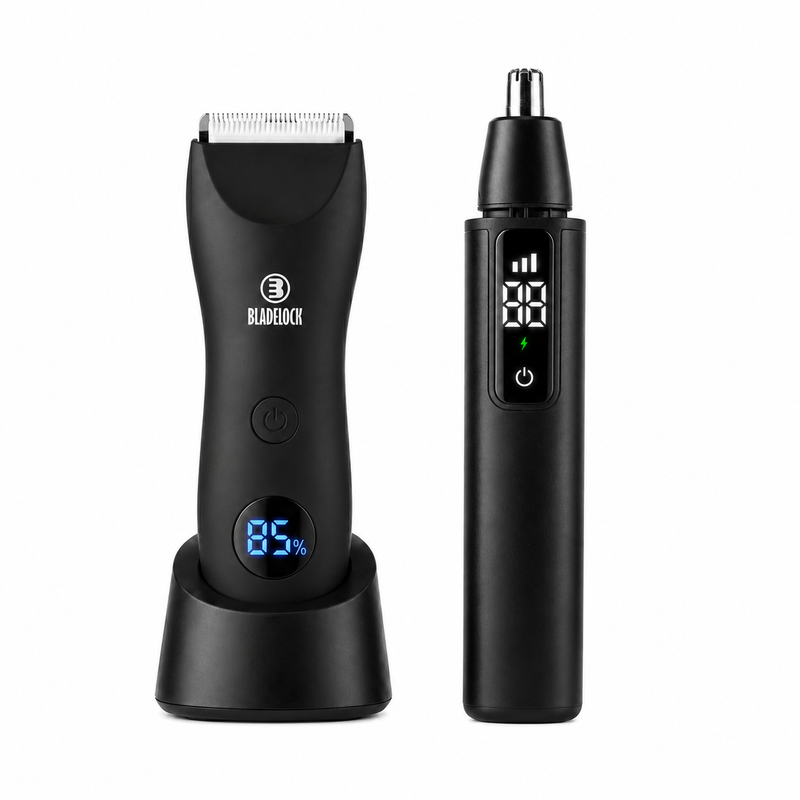 Recortadora Corporal Masculina - Kit Premium Stealth X1™ + Aparador Nasal