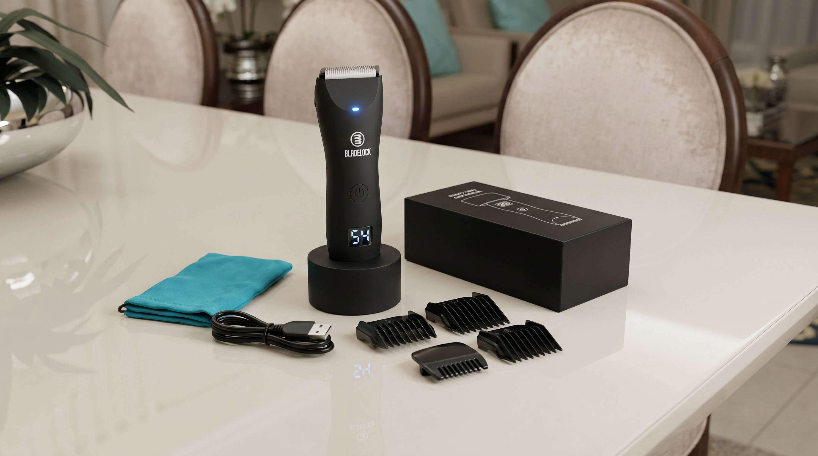 Recortadora Corporal Masculina - Kit Premium Stealth X1™ + Aparador Nasal