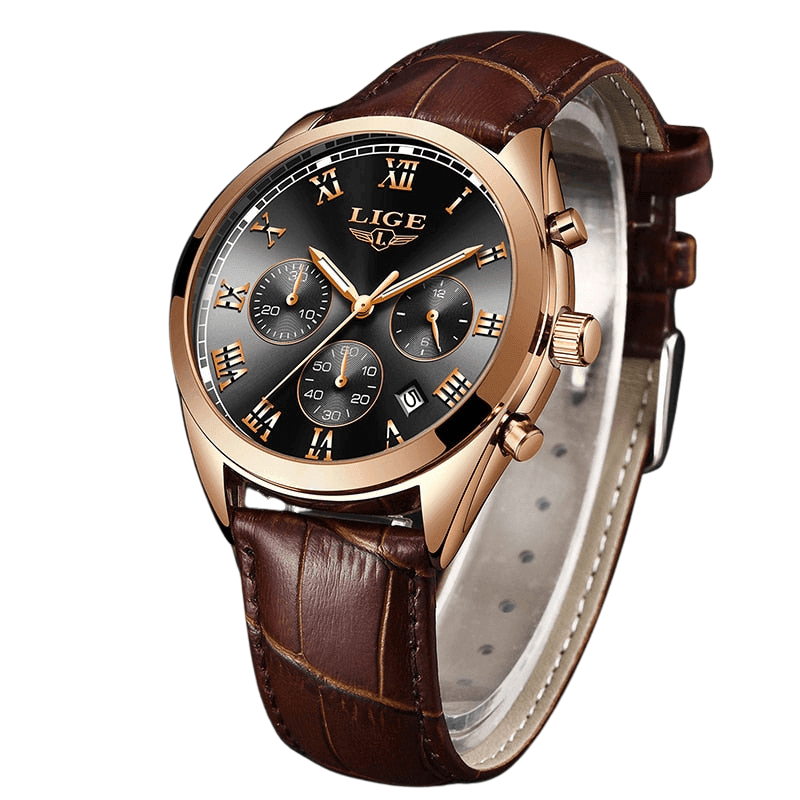 Reloj Hombre Deportivo Elegante Rose Gold